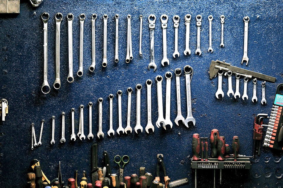 Panel porta-herramientas de pared